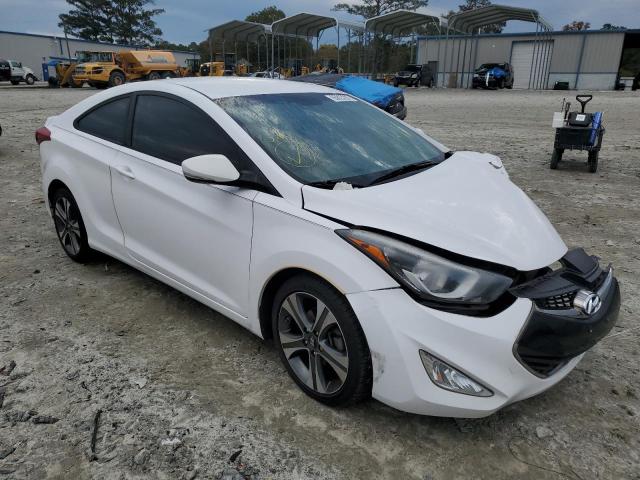 KMHDH6AH5EU025019 - 2014 HYUNDAI ELANTRA CO WHITE photo 1