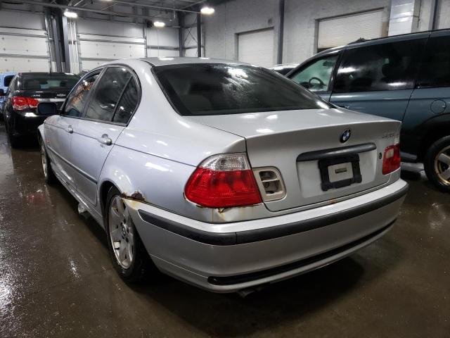 WBAAN37461NJ13078 - 2001 BMW 3 SERIES SILVER photo 3