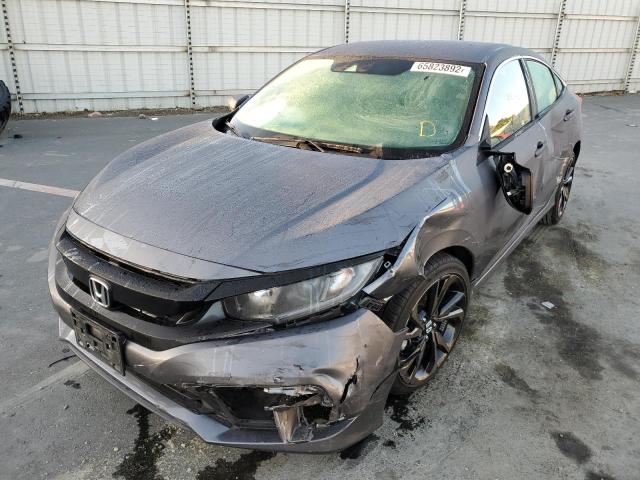 19XFC2F82KE210197 - 2019 HONDA CIVIC SPOR 灰色 照片 2