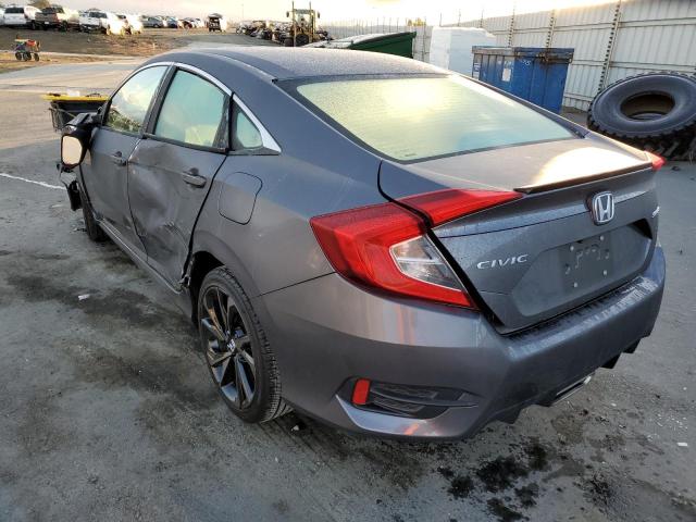 19XFC2F82KE210197 - 2019 HONDA CIVIC SPOR 灰色 照片 3