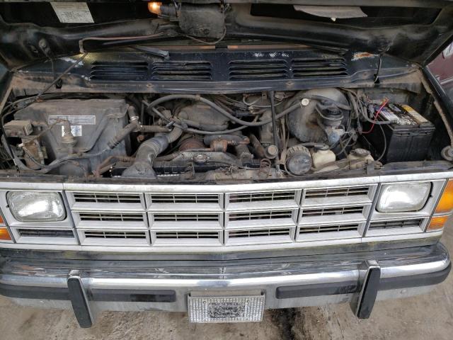 2B6HB21Y3KK383645 - 1989 DODGE RAM VAN B2 BURGUNDY photo 7