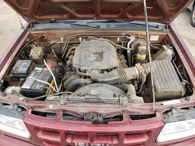 4S2CK58W924331124 - 2002 ISUZU RODEO SPOR MAROON photo 7