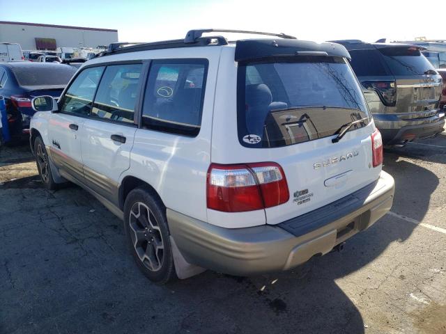 JF1SF65551H752218 - 2001 SUBARU FORESTER S WHITE photo 3