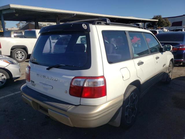 JF1SF65551H752218 - 2001 SUBARU FORESTER S WHITE photo 4