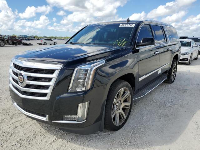 1GYS3HKJ1FR195707 - 2015 CADILLAC ESCALADE E BLACK photo 2