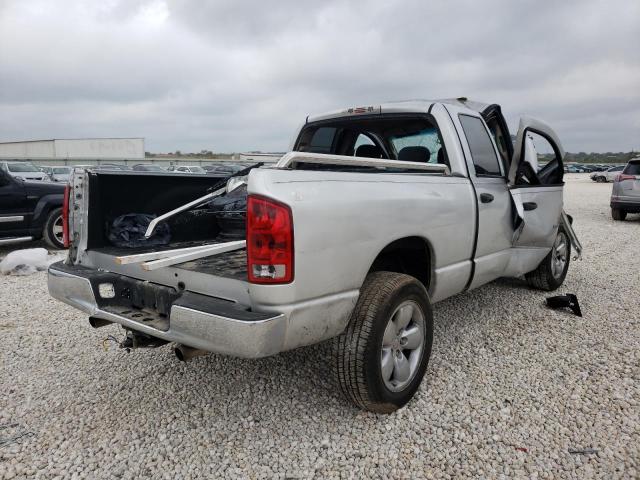 1D7HA18D64S567276 - 2004 DODGE RAM 1500 S SILVER photo 4