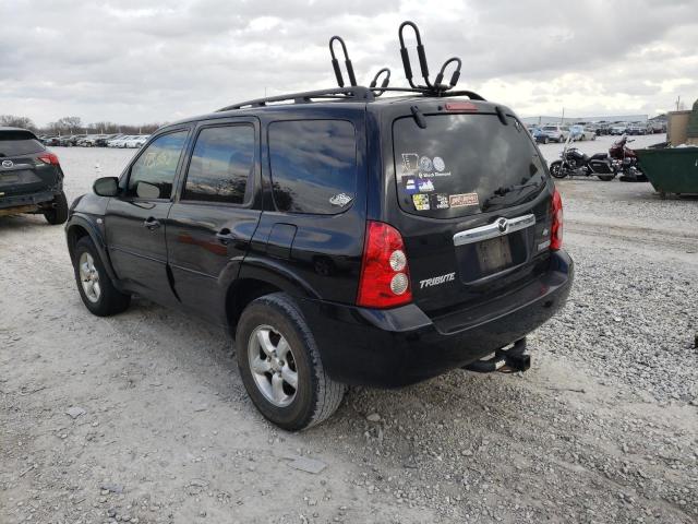 4F2YZ041X5KM31744 - 2005 MAZDA TRIBUTE BLACK photo 3