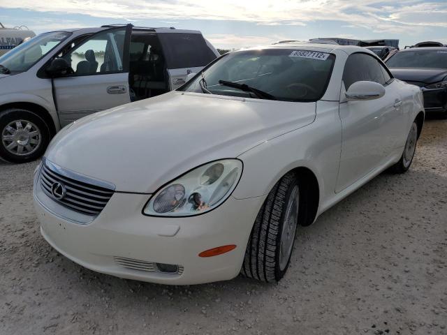 JTHFN48Y230041343 - 2003 LEXUS SC 430 WHITE photo 1