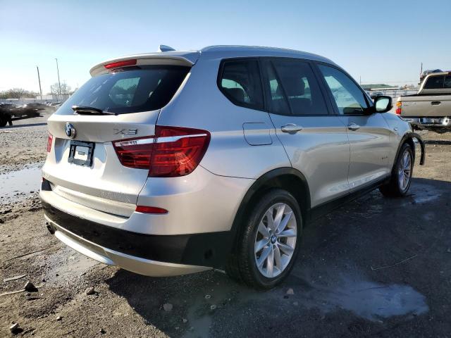 5UXWX9C56E0D19669 - 2014 BMW X3 XDRIVE2 SILVER photo 4