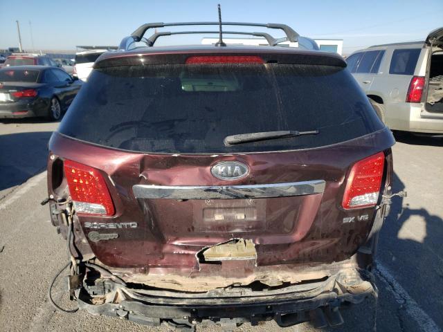 5XYKWDA23DG350933 - 2013 KIA SORENTO SX MAROON photo 6