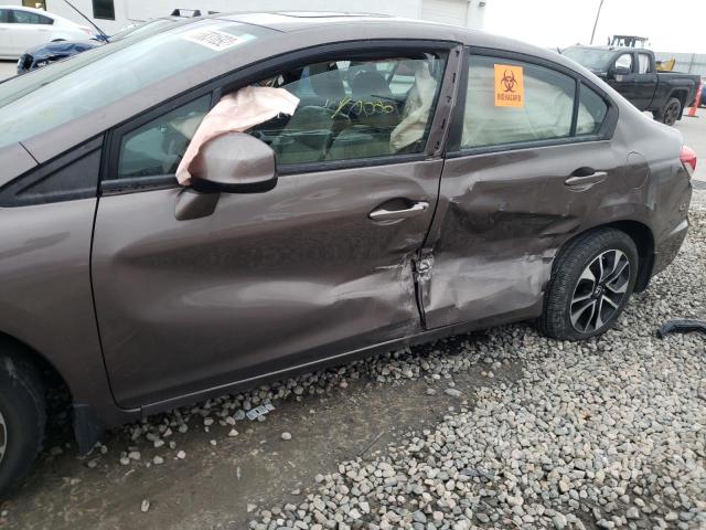 2HGFB2F95DH514905 - 2013 HONDA CIVIC EXL 灰色 照片 10