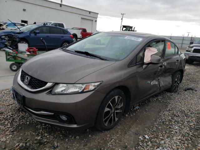 2HGFB2F95DH514905 - 2013 HONDA CIVIC EXL 灰色 照片 2