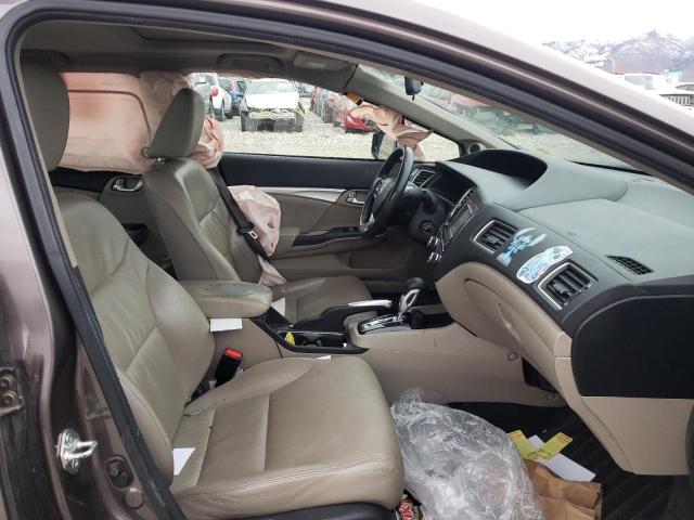 2HGFB2F95DH514905 - 2013 HONDA CIVIC EXL 灰色 照片 5