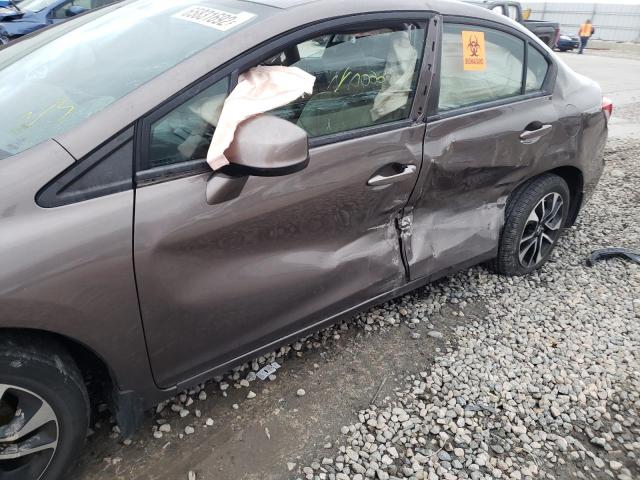 2HGFB2F95DH514905 - 2013 HONDA CIVIC EXL 灰色 照片 9