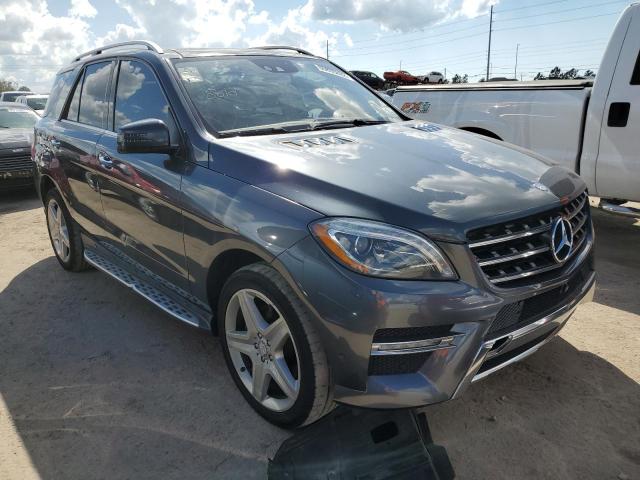 4JGDA5GBXFA501754 - 2015 MERCEDES-BENZ ML 400 4MA GRAY photo 1