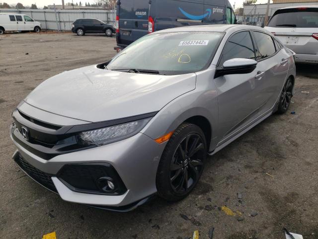 SHHFK7H94KU421173 - 2019 HONDA CIVIC SPOR 银色 照片 2