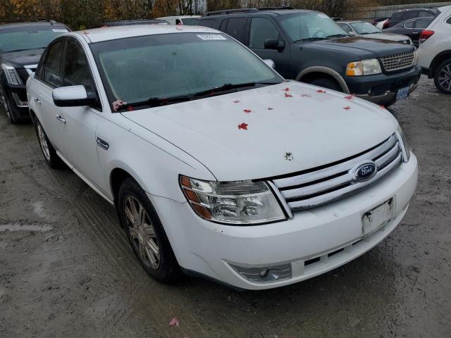 1FAHP25W08G104326 - 2008 FORD TAURUS LIM WHITE photo 1