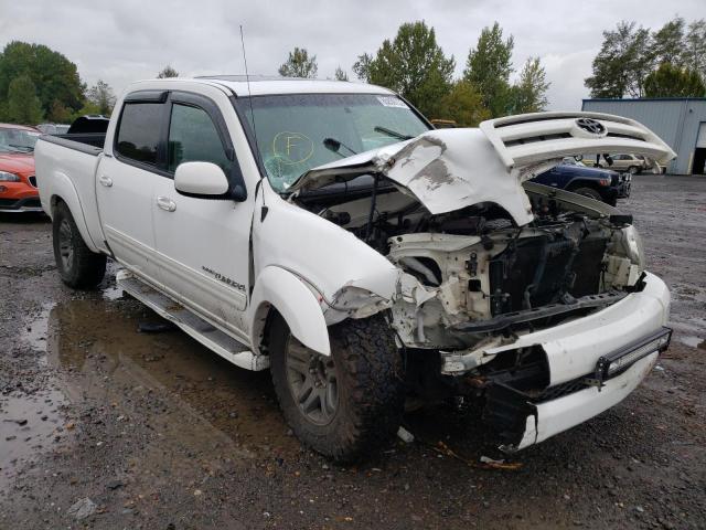 5TBDT481X5S480588 - 2005 TOYOTA TUNDRA DOU WHITE photo 1