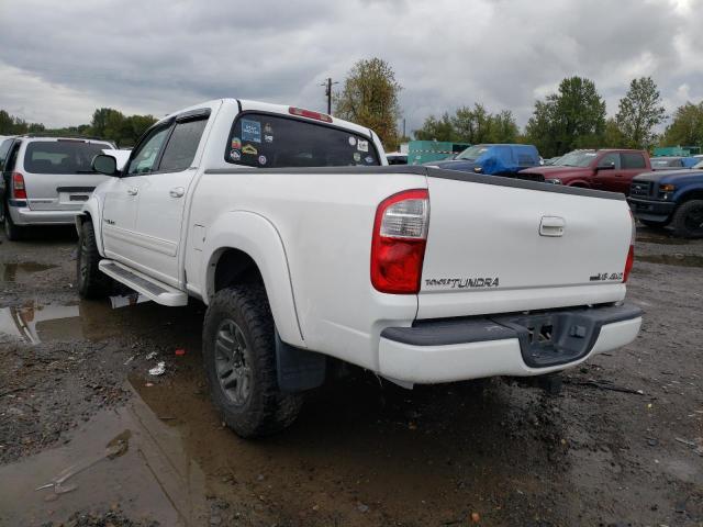 5TBDT481X5S480588 - 2005 TOYOTA TUNDRA DOU WHITE photo 3