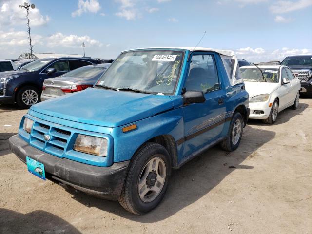 2CNBE1869V6926805 - 1997 GEO TRACKER BLUE photo 2