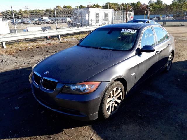 WBAVC73517KP34039 - 2007 BMW 3 SERIES GRAY photo 2