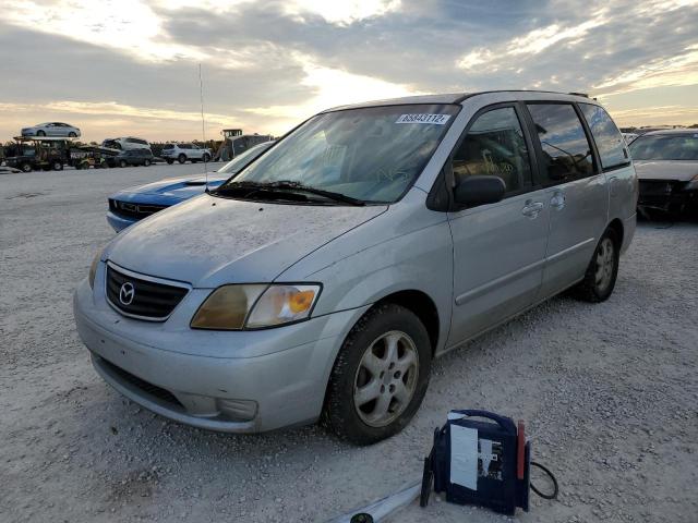 JM3LW28G1Y0149108 - 2000 MAZDA MPV WAGON SILVER photo 1