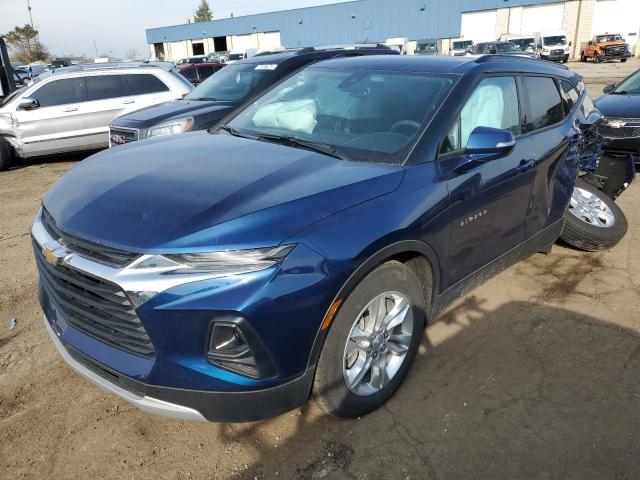 3GNKBCR46NS161552 - 2022 CHEVROLET BLAZER 2LT BLUE photo 2