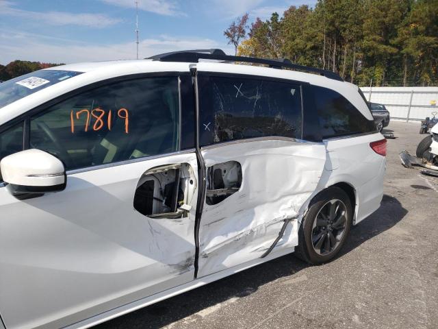 5FNRL6H92NB045213 - 2022 HONDA ODYSSEY EL WHITE photo 9