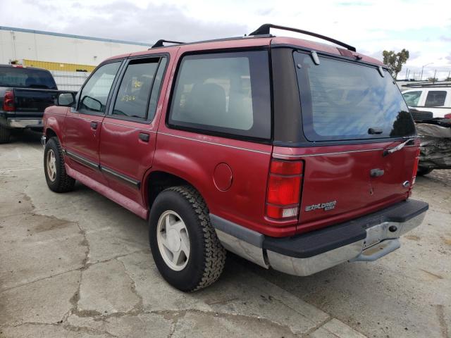 1FMDU34X5PUA51510 - 1993 FORD EXPLORER BURGUNDY photo 3
