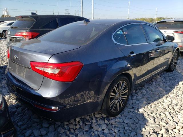 KNALN4D75E5120798 - 2014 KIA CADENZA PR BLUE photo 4