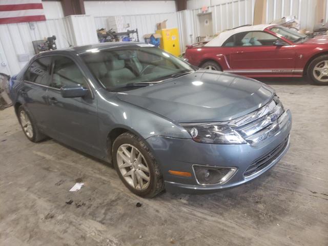 3FAHP0JG4CR417271 - 2012 FORD FUSION SEL BLUE photo 1