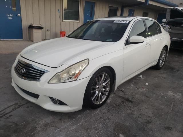 JN1CV6AP7DM720684 - 2013 INFINITI G37 BASE WHITE photo 2