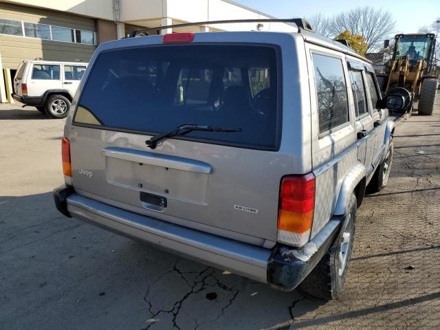 1J4FF48S41L505538 - 2001 JEEP CHEROKEE S GRAY photo 4