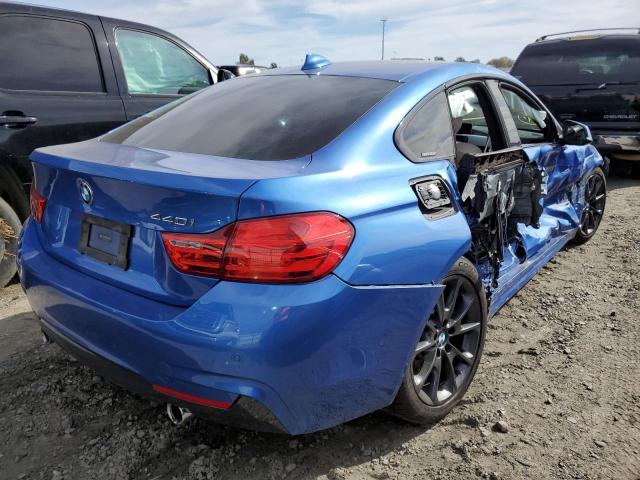 WBA4E3C32HG826245 - 2017 BMW 440I GRAN BLUE photo 4