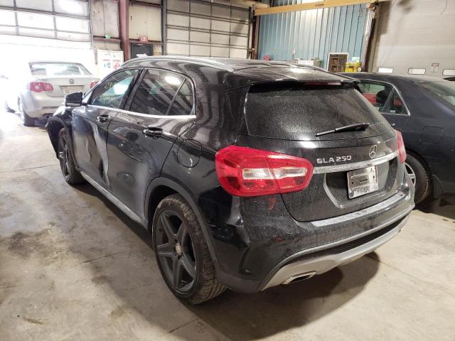 WDCTG4EB1FJ110353 - 2015 MERCEDES-BENZ GLA 250 BLACK photo 3