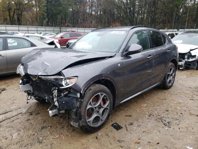 ZASPAKBN3N7D26185 - 2022 ALFA ROMEO STELVIO TI GRAY photo 1