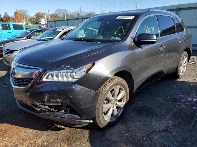 5FRYD4H85FB009276 - 2015 ACURA MDX ADVANC CHARCOAL photo 2