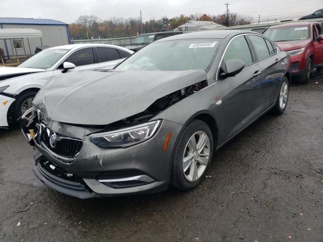 W04GL6SXXJ1124477 - 2018 BUICK REGAL PREF GRAY photo 2