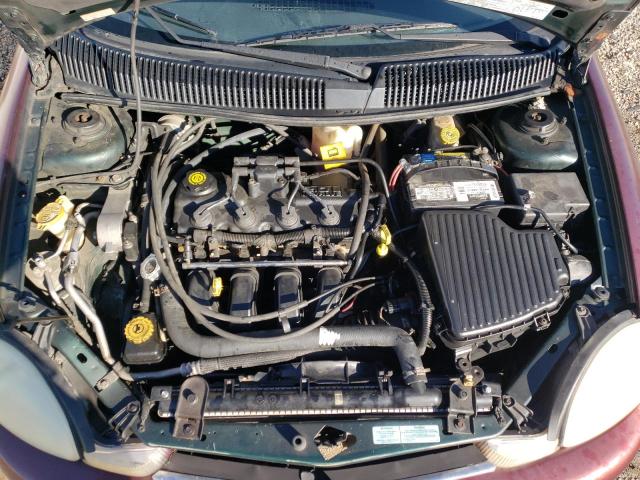 1P3ES46C9YD687931 - 2000 PLYMOUTH NEON BASE 勃艮第红 照片 7