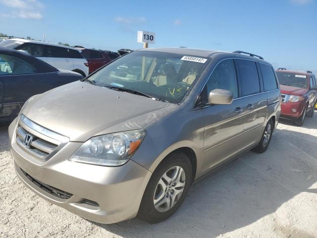 5FNRL38745B063189 - 2005 HONDA ODYSSEY EX TAN photo 2