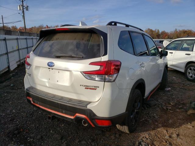 JF2SKARC3LH462808 - 2020 SUBARU FORESTER S WHITE photo 4