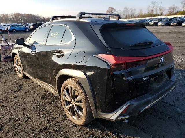 JTHU9JBH1K2007111 - 2019 LEXUS UX 250H BLACK photo 3