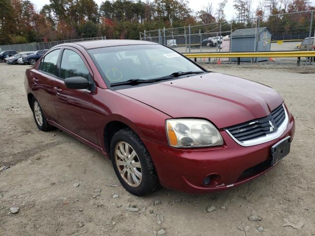 4A3AB56F07E062001 - 2007 MITSUBISHI GALANT ES BURGUNDY photo 1