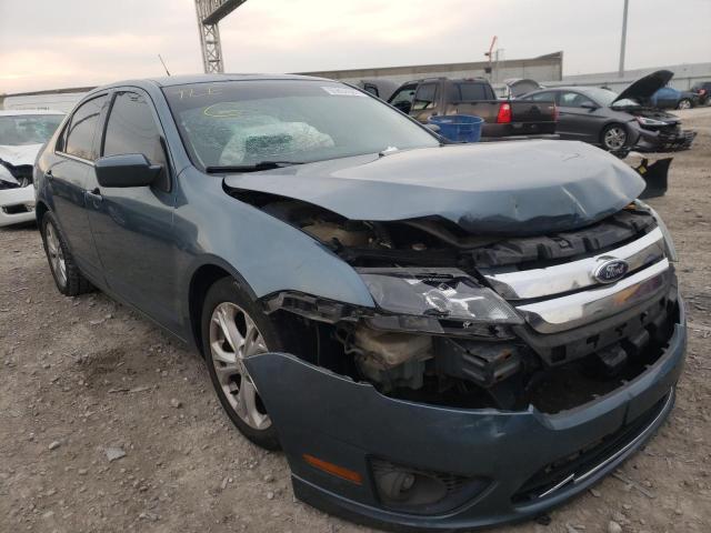 3FAHP0HA9CR312548 - 2012 FORD FUSION SE BLACK photo 1