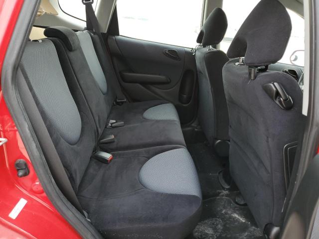 JHMGD38657S061077 - 2007 HONDA FIT S წითელი ფოტო 6