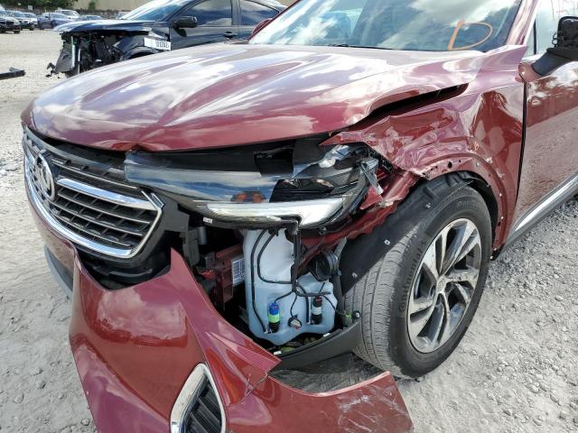 LRBFZNR44MD190868 - 2021 BUICK ENVISION E RED photo 9