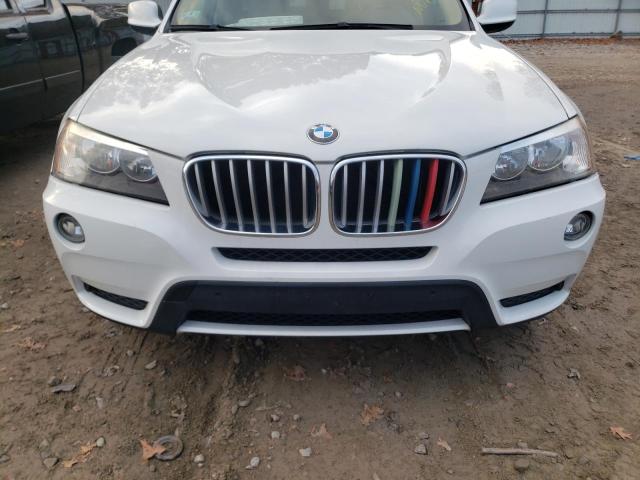 5UXWX9C56D0A27115 - 2013 BMW X3 XDRIVE2 WHITE photo 9