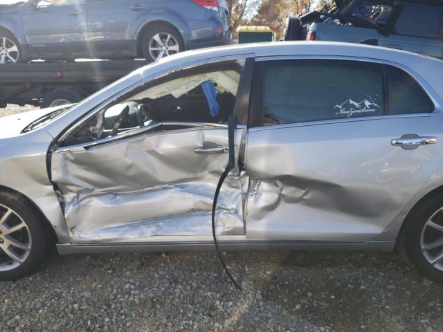 1G1ZE5EU5CF159155 - 2012 CHEVROLET MALIBU LTZ ვერცხლისფერი ფოტო 10