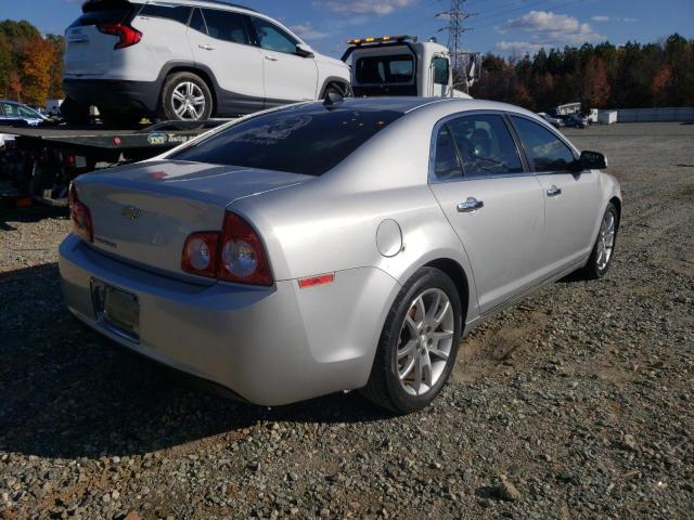 1G1ZE5EU5CF159155 - 2012 CHEVROLET MALIBU LTZ ვერცხლისფერი ფოტო 4