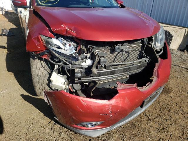 5N1AT2MV1FC785578 - 2015 NISSAN ROGUE S RED photo 9